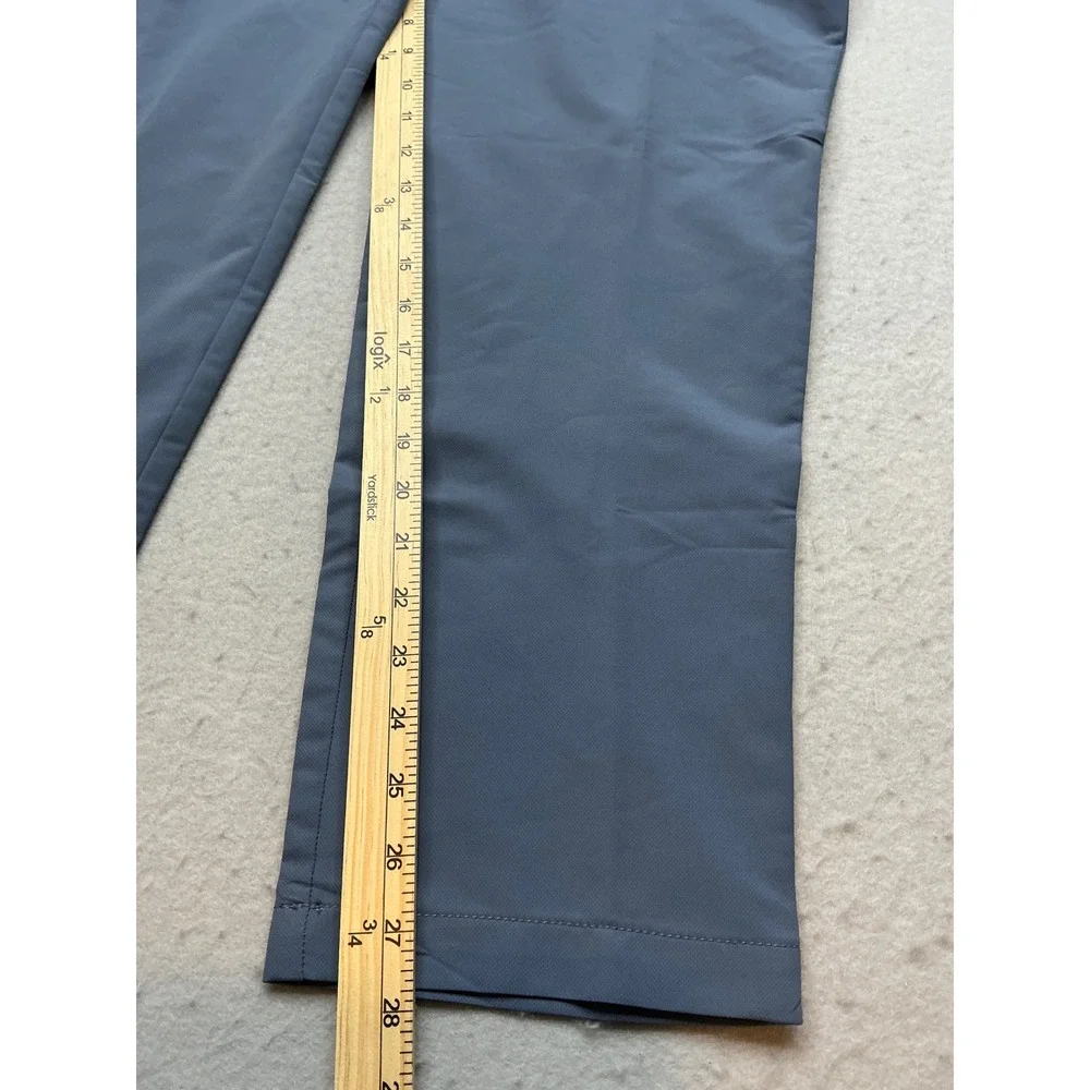 Banana Republic Performance Pants Blue Gray 40x30 Straight Leg Polyester‎ Chino